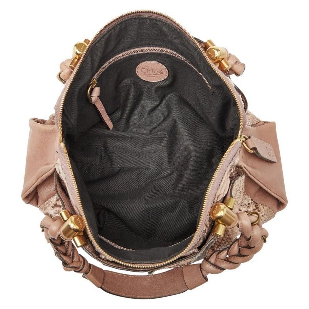 Chloe Python Leather Handbag - Picture 9 of 10